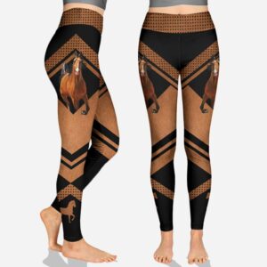 Horse Personalized All Over Printed Hoodie And Leggings