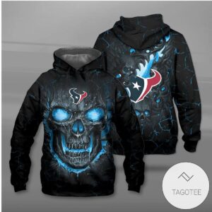 Houston Texans Lava Skull Hoodie