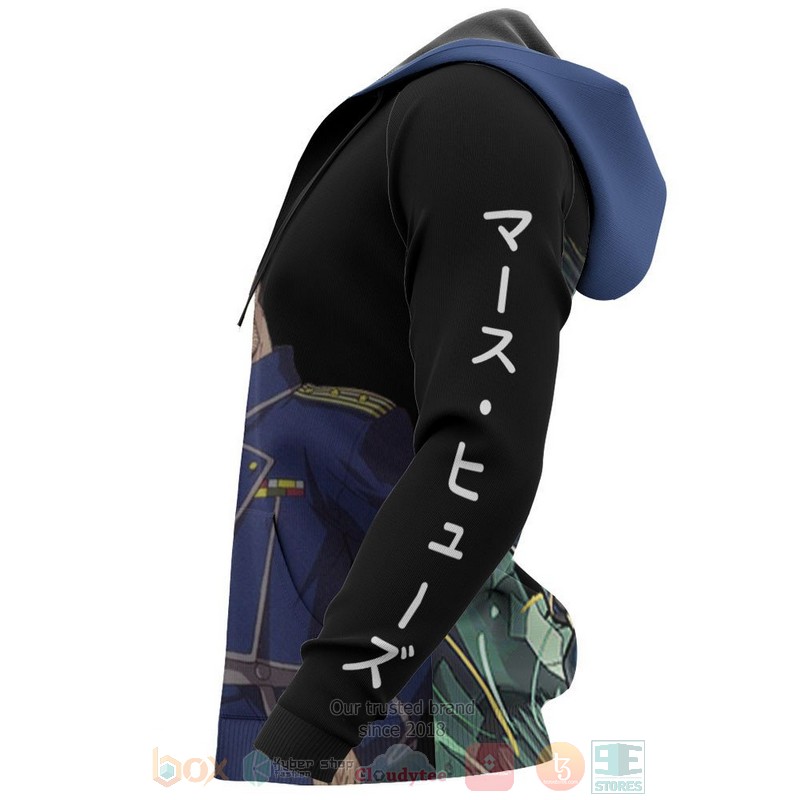 Hughes Maes Custom Fullmetal Alchemist Anime 3D Hoodie Hughes Maes Custom Fullmetal Alchemist Anime 3D Hoodie