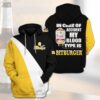 In Case Of Accident My Blood Type Is Bitburger Beer 3D Hoodie