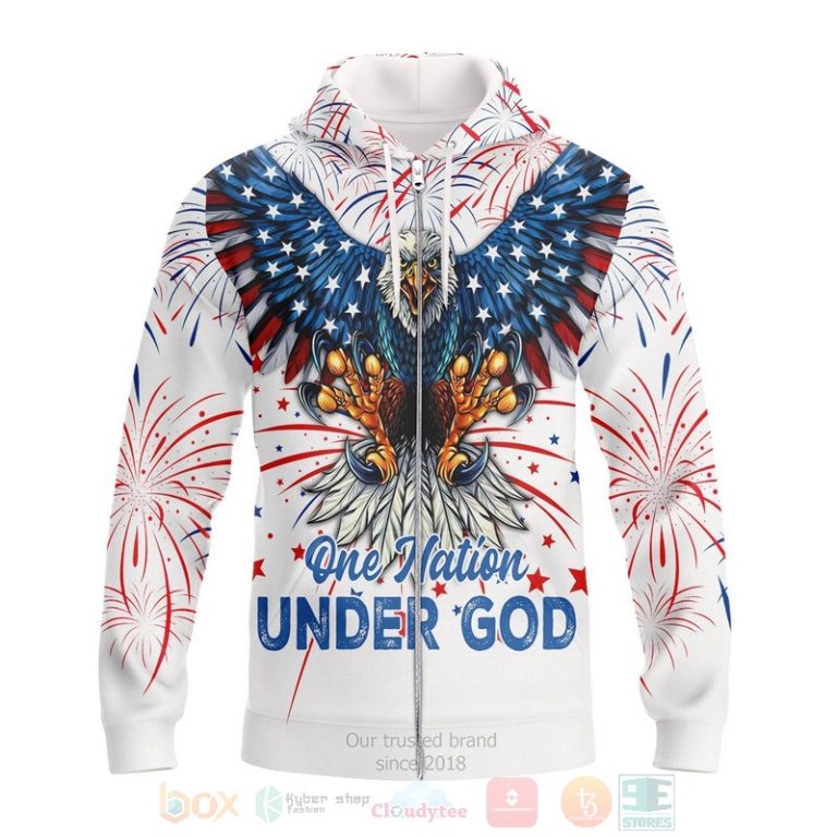 Independence-Day-Is-Coming-Eagle-One-Nation-Under-God-3D-Hoodie-Shirt-2