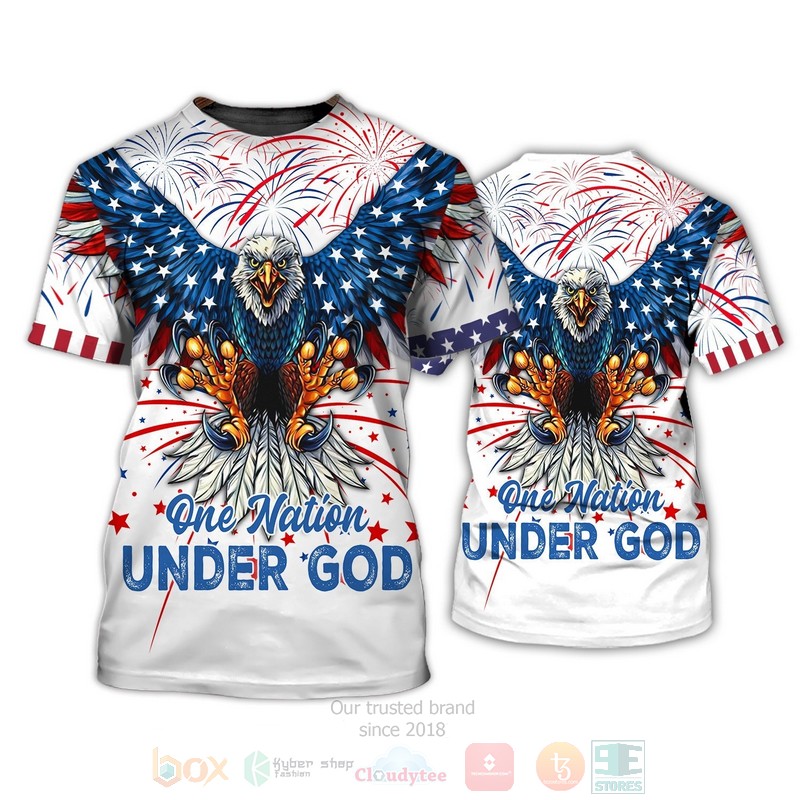 Independence Day Is Coming Eagle One Nation Under God 3D Hoodie Independence Day Is Coming Eagle One Nation Under God 3D Hoodie