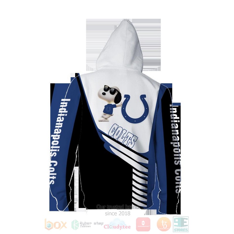 Indianapolis Colts Nfl Snoopy 3D Hoodie Indianapolis Colts Nfl Snoopy 3D Hoodie