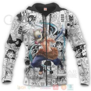 Inosuke Custom Anime-Manga Kimetsu 3D Hoodie