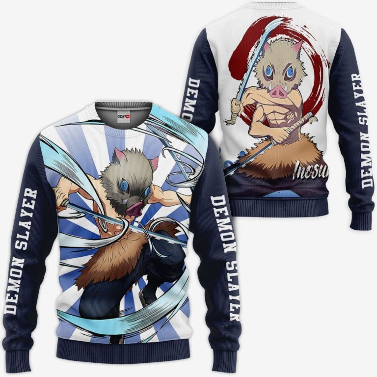 Inosuke-Hashibira-Kimetsu-Anime-3D-Hoodie-Bomber-Jacket-2