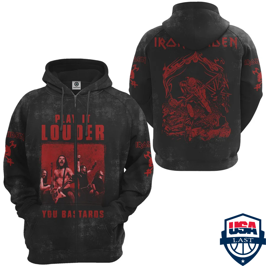 Iron Maiden Ver 1 3D Hoodie Apparel Iron Maiden Ver 1 3D Hoodie Apparel
