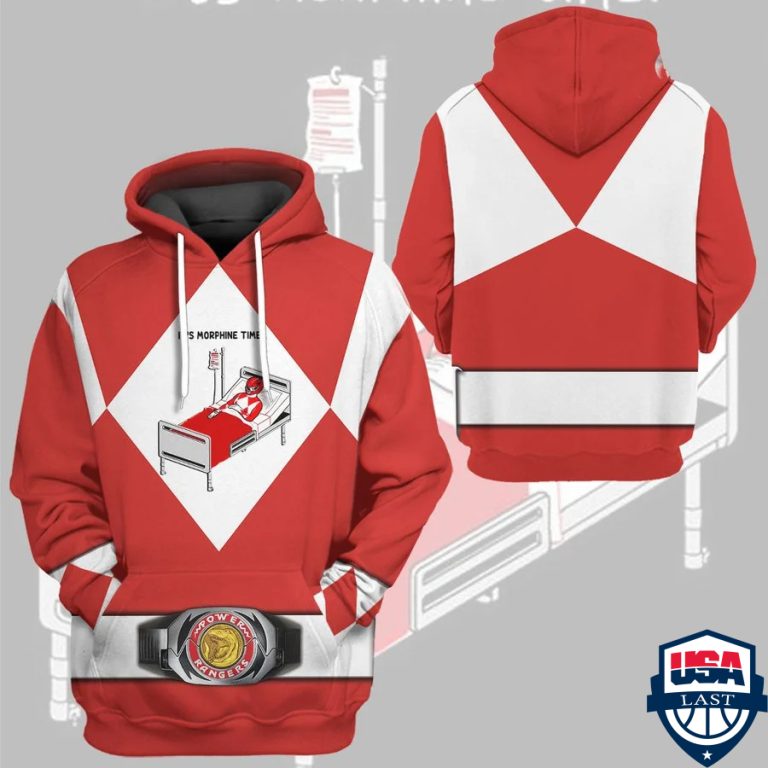 ItS-Morphine-Time-Red-Ranger-3D-Hoodie-Apparel-1