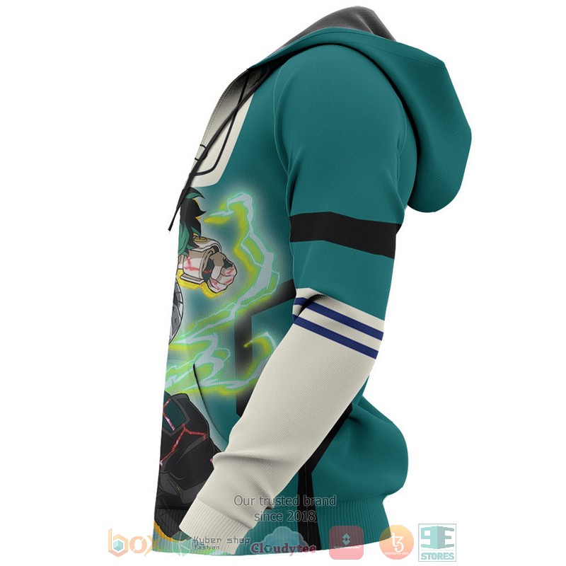 Izuku Midoriya Anime My Hero Academia 3D Hoodie Izuku Midoriya Anime My Hero Academia 3D Hoodie