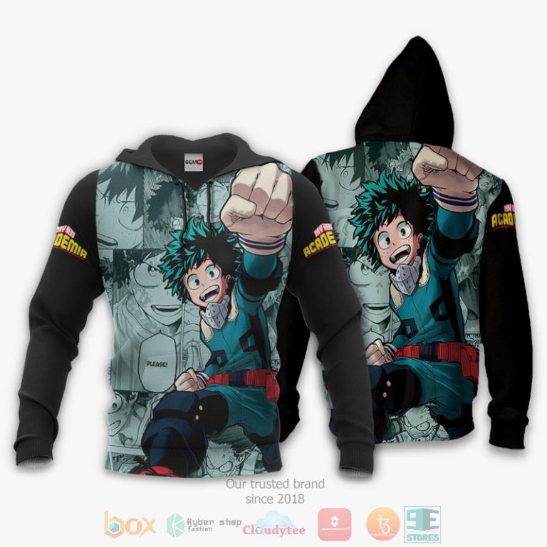 Izuku-Midoriya-My-Hero-Academia-Anime-3D-Hoodie-Bomber-Jacket-3
