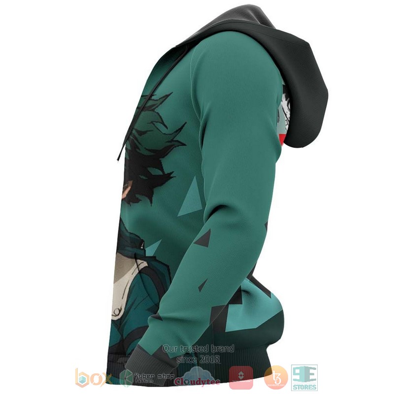 Izuku Midoriya One For All My Hero Academia Anime 3D Hoodie Izuku Midoriya One For All My Hero Academia Anime 3D Hoodie