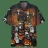 Jack Skelington Halloween Rip Pumpkin 3D Shirt