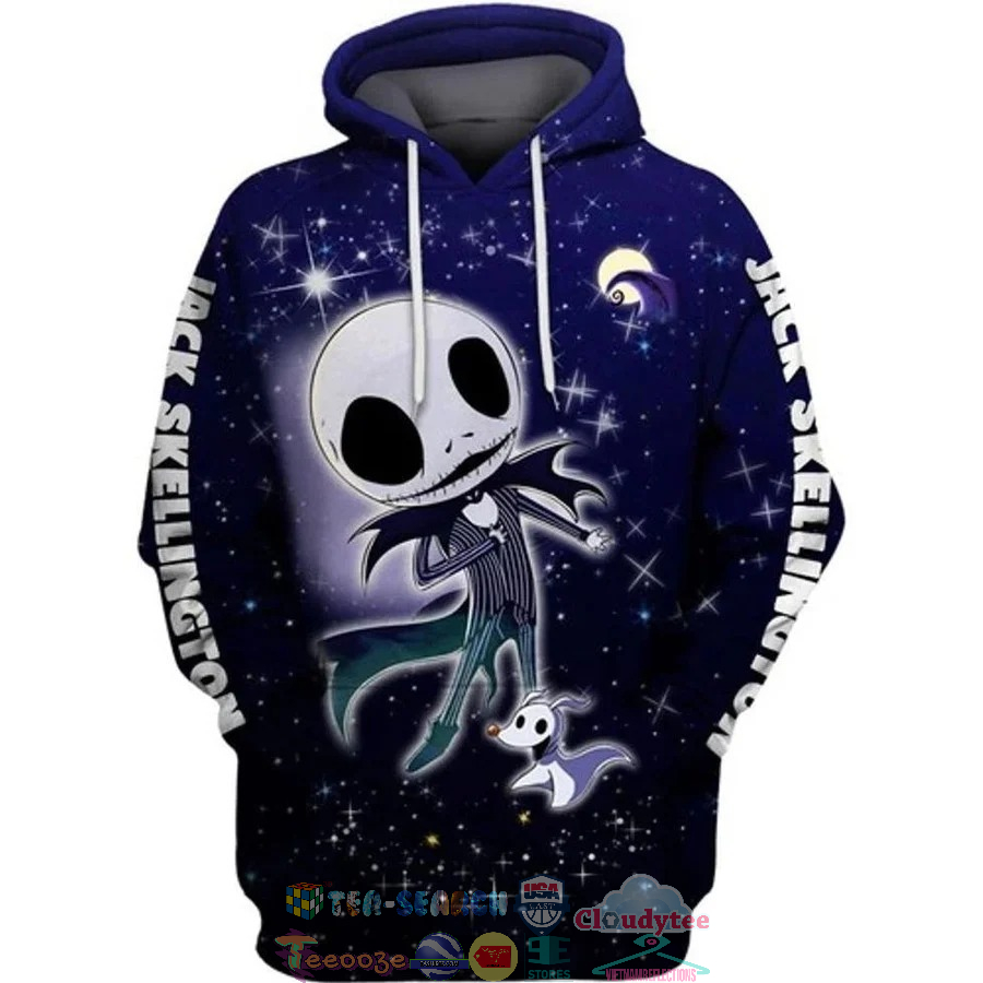 Jack Skellington Dog Zero 3D Hoodie Jack Skellington Dog Zero 3D Hoodie