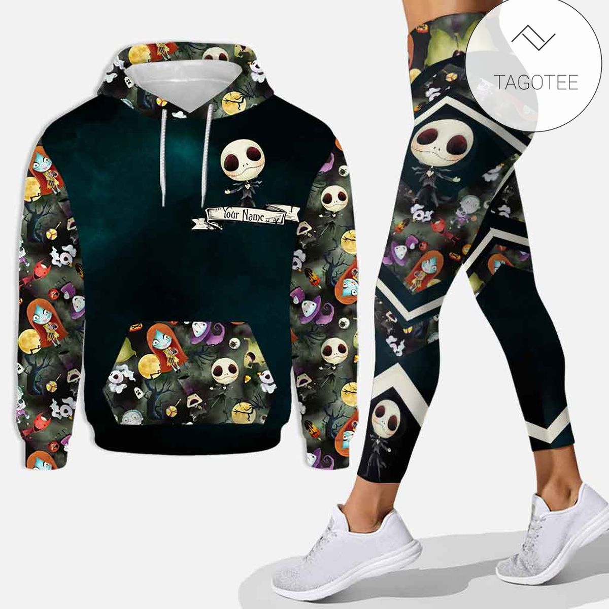 Jack Skellington The Nightmare Before Christmas Hoodie And Leggings Jack Skellington The Nightmare Before Christmas Hoodie And Leggings
