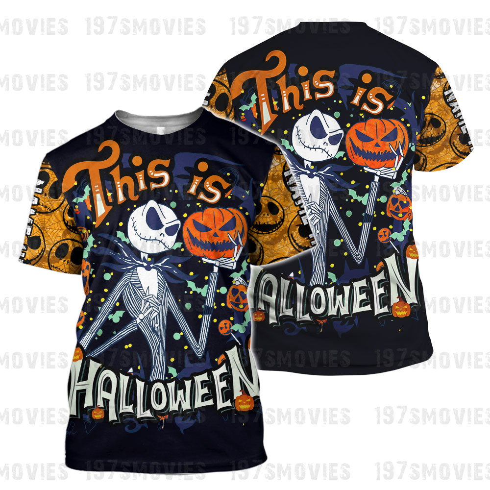 Jack Skellington The Nightmare Before Christmas This Is Halloween Personalized 3D Hoodie Jack Skellington The Nightmare Before Christmas This Is Halloween Personalized 3D Hoodie