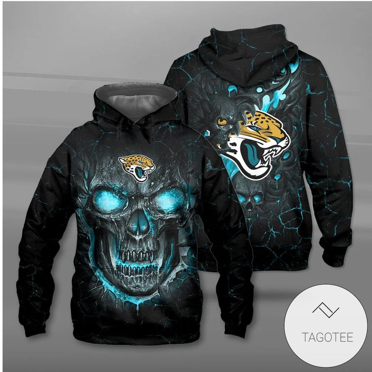Jacksonville Jaguars Lava Skull Hoodie Jacksonville Jaguars Lava Skull Hoodie