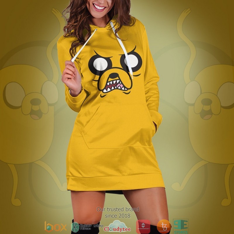 Jake Adventure Time V1 Hoodie Dress Jake Adventure Time V1 Hoodie Dress