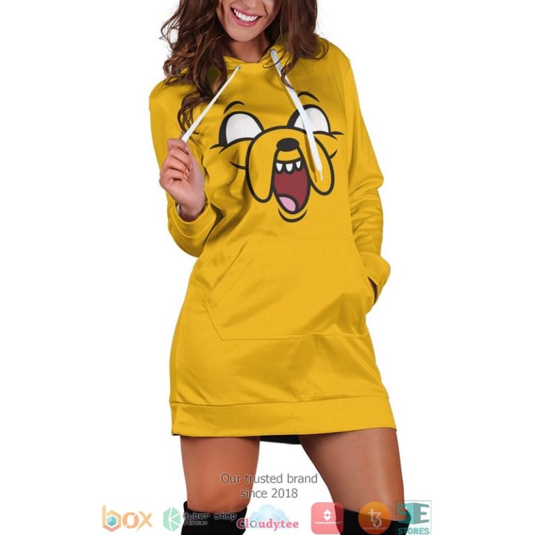 Jake-Adventure-Time-V3-Hoodie-Dress-1