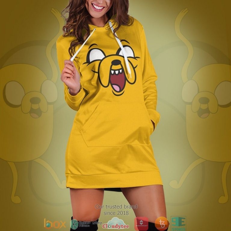 Jake-Adventure-Time-V3-Hoodie-Dress-2