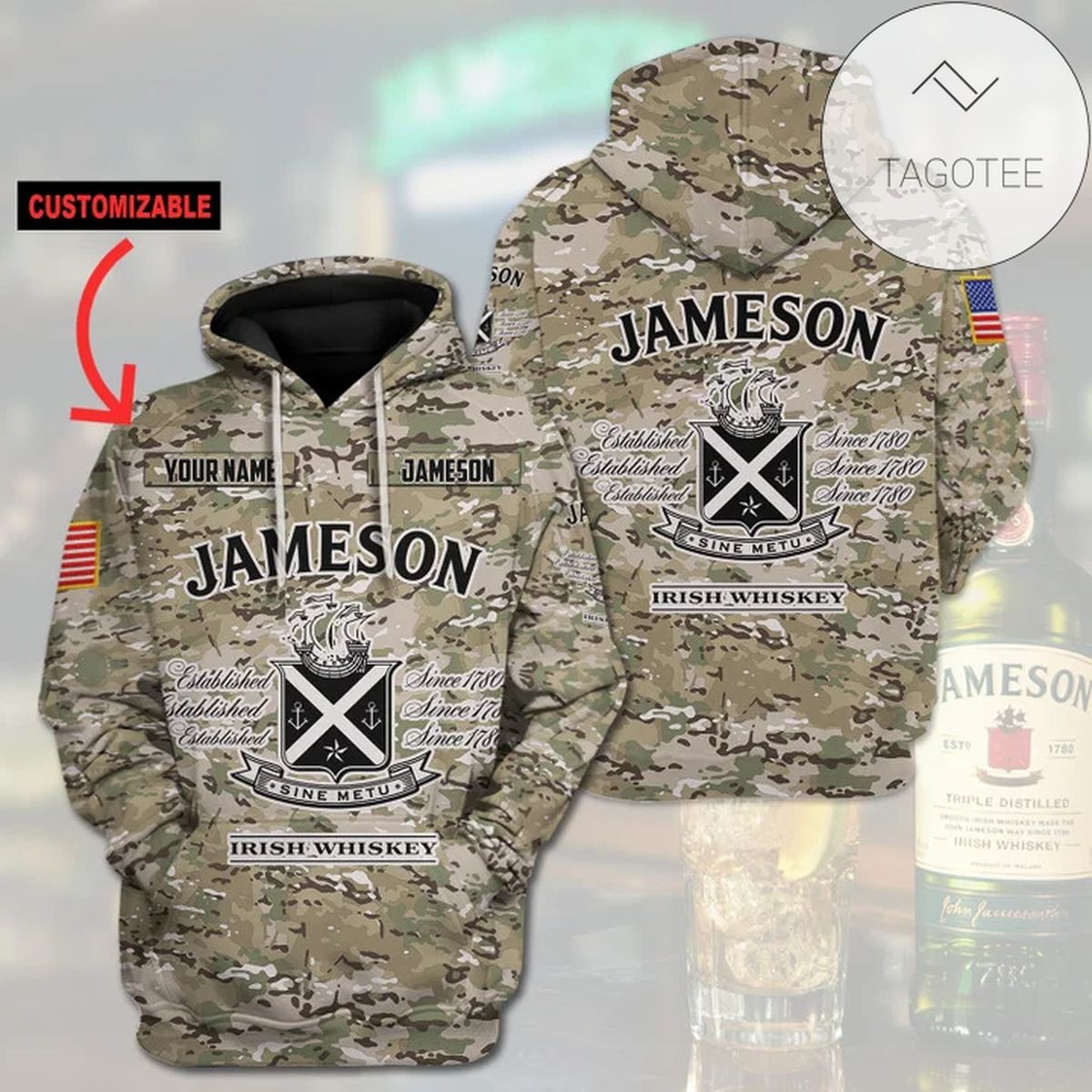 Jameson All Over Print Hoodie Jameson All Over Print Hoodie