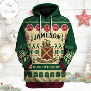 Jameson Irish Whiskey Christmas Hoodie