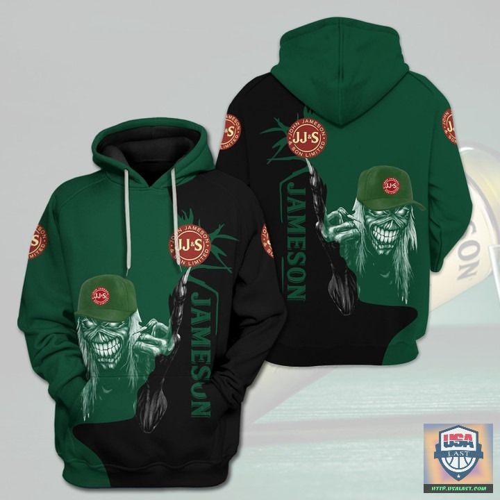 Jameson Irish Whiskey Death Skull 3D All Over Print Hoodie Jameson Irish Whiskey Death Skull 3D All Over Print Hoodie