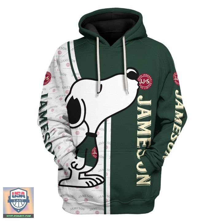 Jameson Whiskey Snoopy 3D All Over Print Hoodie Zip Hoodie Jameson Whiskey Snoopy 3D All Over Print Hoodie Zip Hoodie