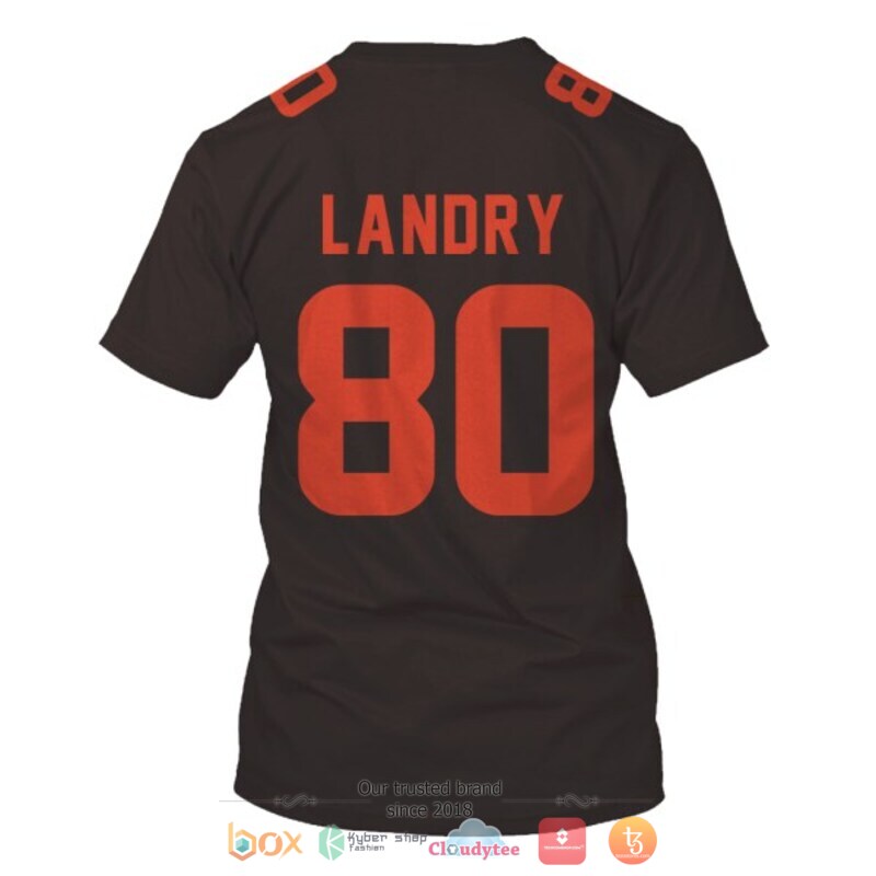 Jarvis Landry 80 Cleveland Browns Nfl 3D Shirt Jarvis Landry 80 Cleveland Browns Nfl 3D Shirt