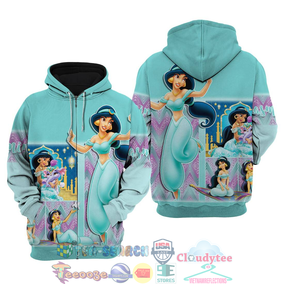 Jasmine Aladdin Disney Hoodie 3D Jasmine Aladdin Disney Hoodie 3D
