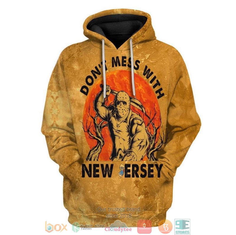 Jason Voorhees Don’T Mess With New Jersey 3D Hoodie Jason Voorhees Don’T Mess With New Jersey 3D Hoodie