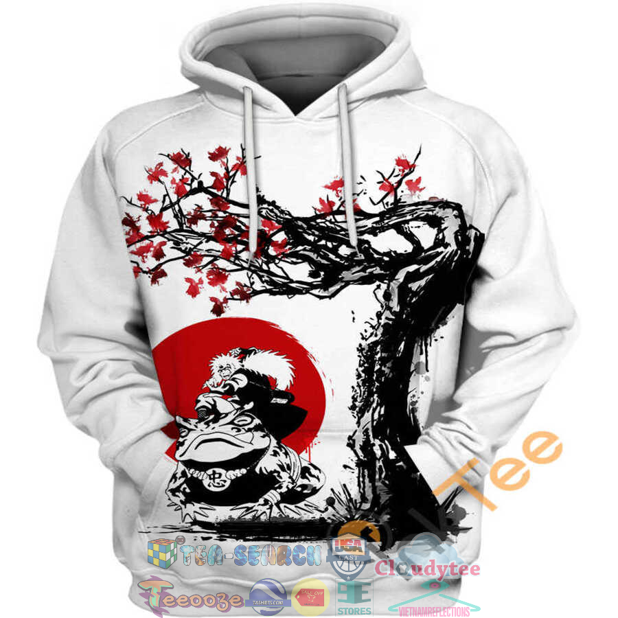 Jiraiya And Toad Naruto Hoodie 3D Jiraiya And Toad Naruto Hoodie 3D