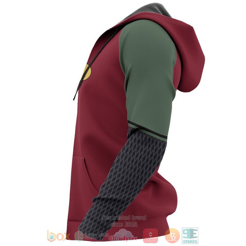 Jiraiya Uniform Naruto Anime 3D Hoodie Jiraiya Uniform Naruto Anime 3D Hoodie