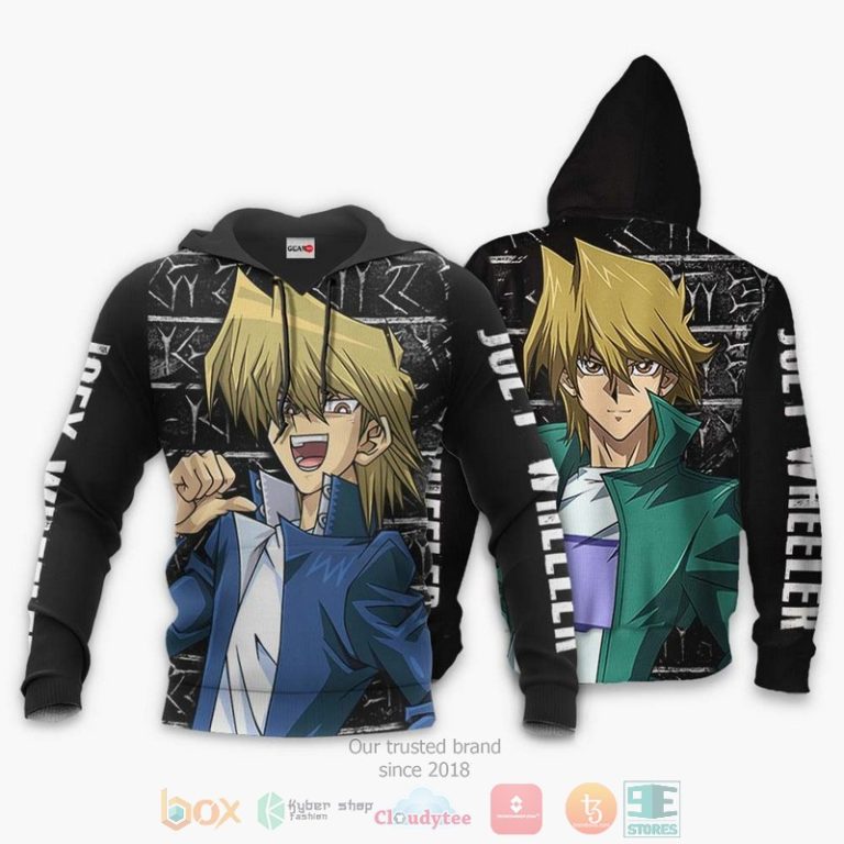 Joey-Wheeler-Yugioh-Anime-3D-Hoodie-Bomber-Jacket-3