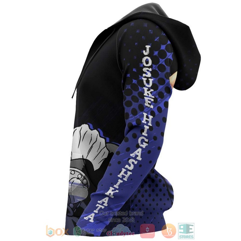 Josuke Higashikata Jojo Adventures Anime 3D Hoodie Josuke Higashikata Jojo Adventures Anime 3D Hoodie