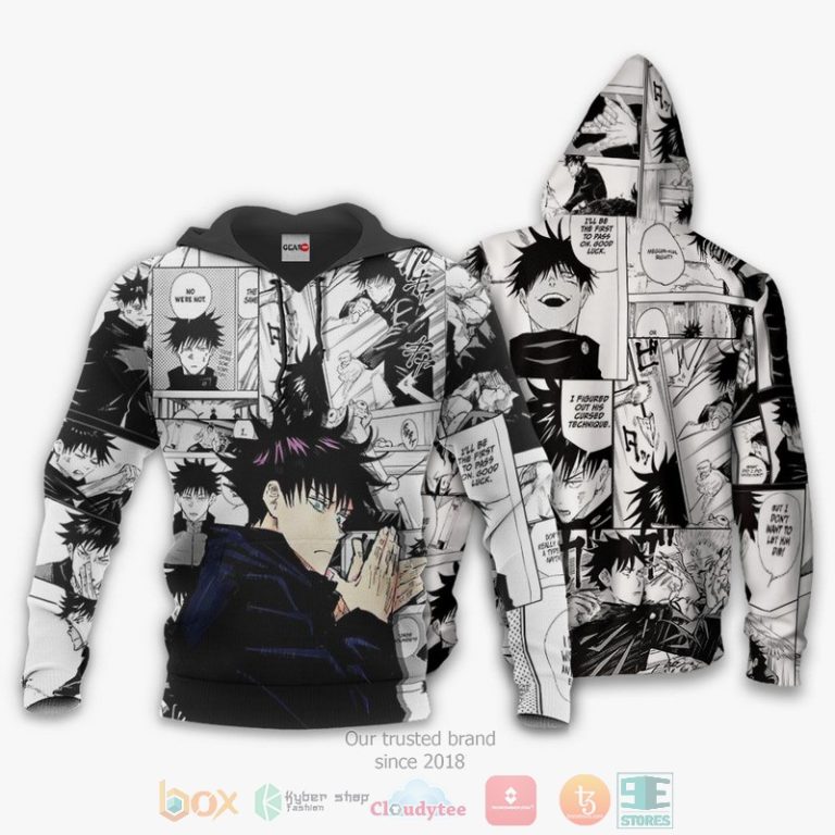 Jujutsu-Kaisen-Fushiguro-Megumi-Anime-Mix-Manga-3D-Hoodie-Bomber-Jacket-3