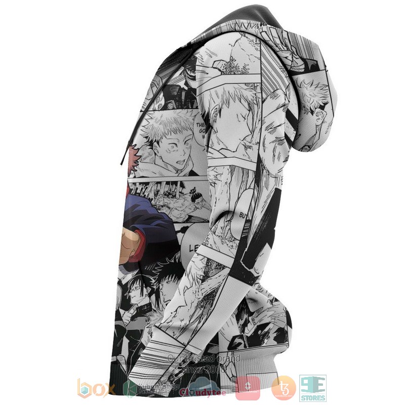 Jujutsu Kaisen Itadori Yuuji Anime Mix Manga 3D Hoodie Jujutsu Kaisen Itadori Yuuji Anime Mix Manga 3D Hoodie
