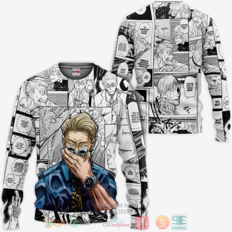 Jujutsu-Kaisen-Nanami-Kento-Anime-Mix-Manga-3D-Hoodie-Bomber-Jacket-2