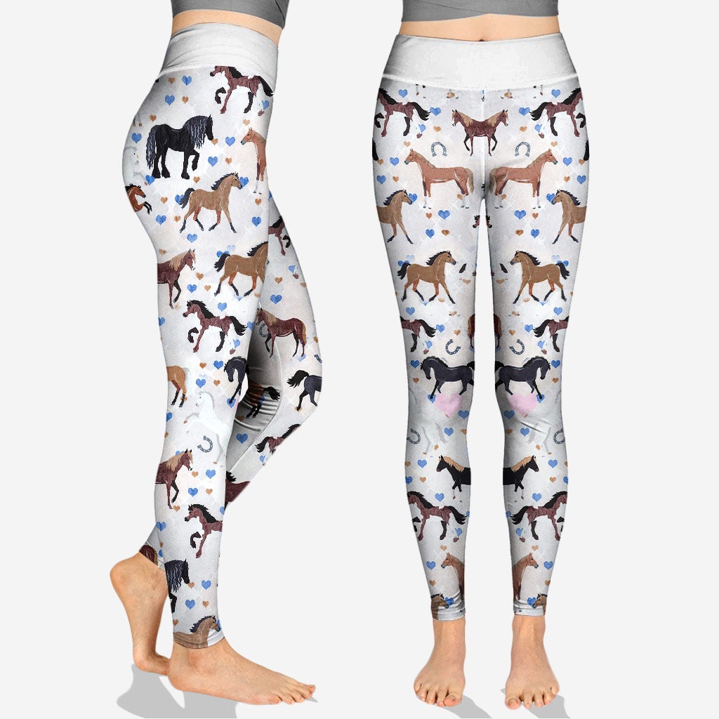 Just A Girl Who Loves Horses Personalized All Over Printed Hoodie And Leggings Just A Girl Who Loves Horses Personalized All Over Printed Hoodie And Leggings