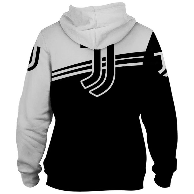 Juventus-Black-White-3D-Shirt-Hoodie-2