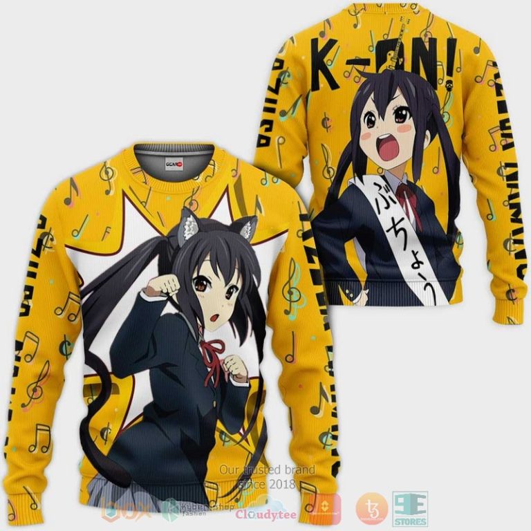 K-On-Azusa-Nakano-Anime-3D-Hoodie-Bomber-Jacket-2