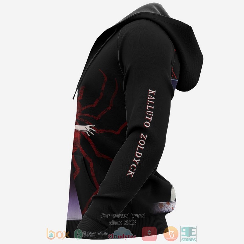 Kalluto Zoldyck Phantom Troupe Anime Hunter X Hunter 3D Hoodie Kalluto Zoldyck Phantom Troupe Anime Hunter X Hunter 3D Hoodie
