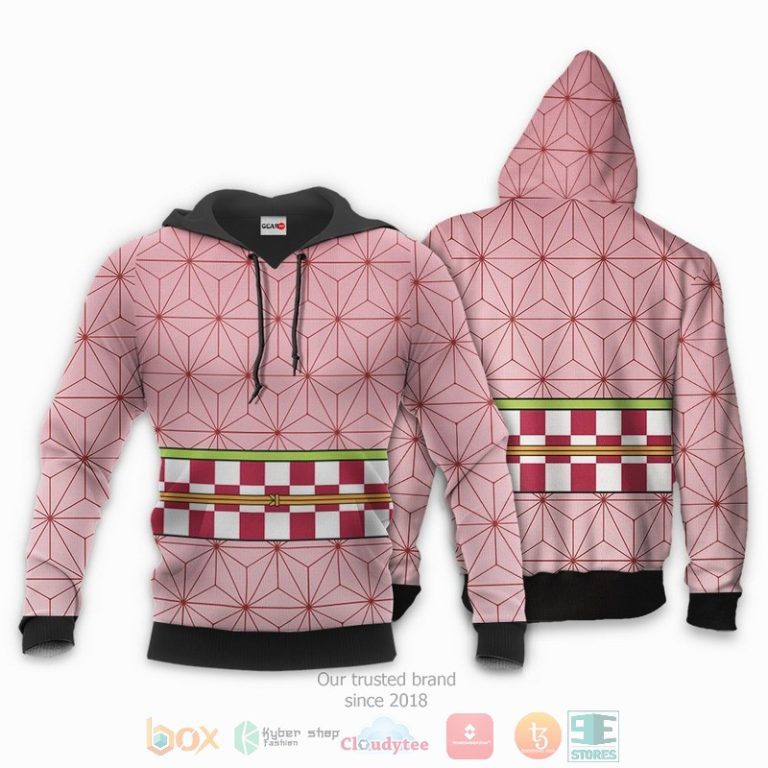 Kamado-Nezuko-Uniform-Kimetsu-Anime-3D-Hoodie-Bomber-Jacket-3