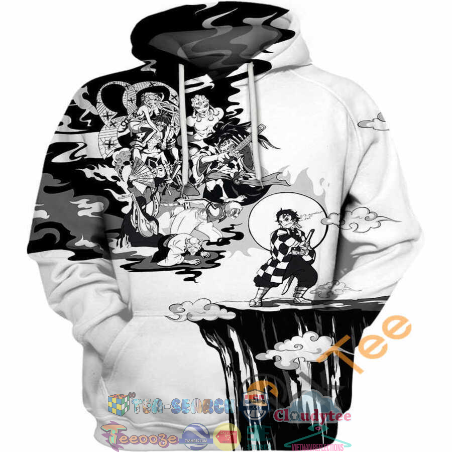 Kamado Tanjiro And Demons Demon Slayer Hoodie 3D Kamado Tanjiro And Demons Demon Slayer Hoodie 3D