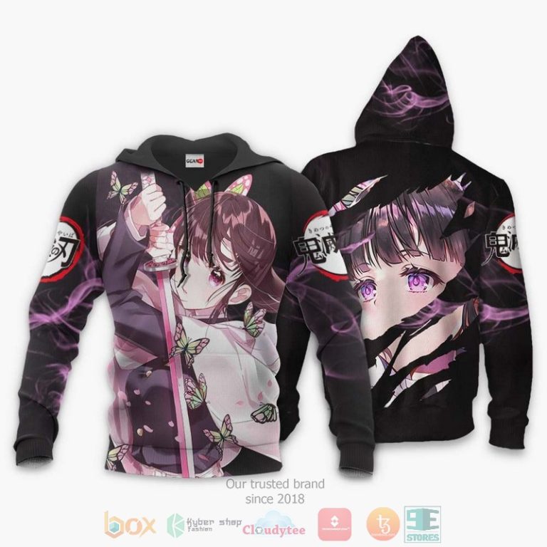 Kanao-Tsuyuri-Kimetsu-Anime-Black-3D-Hoodie-Bomber-Jacket-3