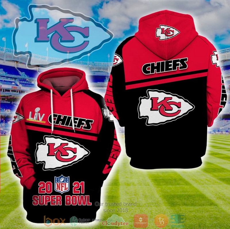 Kansas City Chiefs Nfl 2021 Super Bowl 3D Hoodie Kansas City Chiefs Nfl 2021 Super Bowl 3D Hoodie