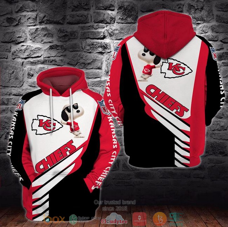 Kansas City Chiefs Nfl Snoopy 3D Hoodie Kansas City Chiefs Nfl Snoopy 3D Hoodie