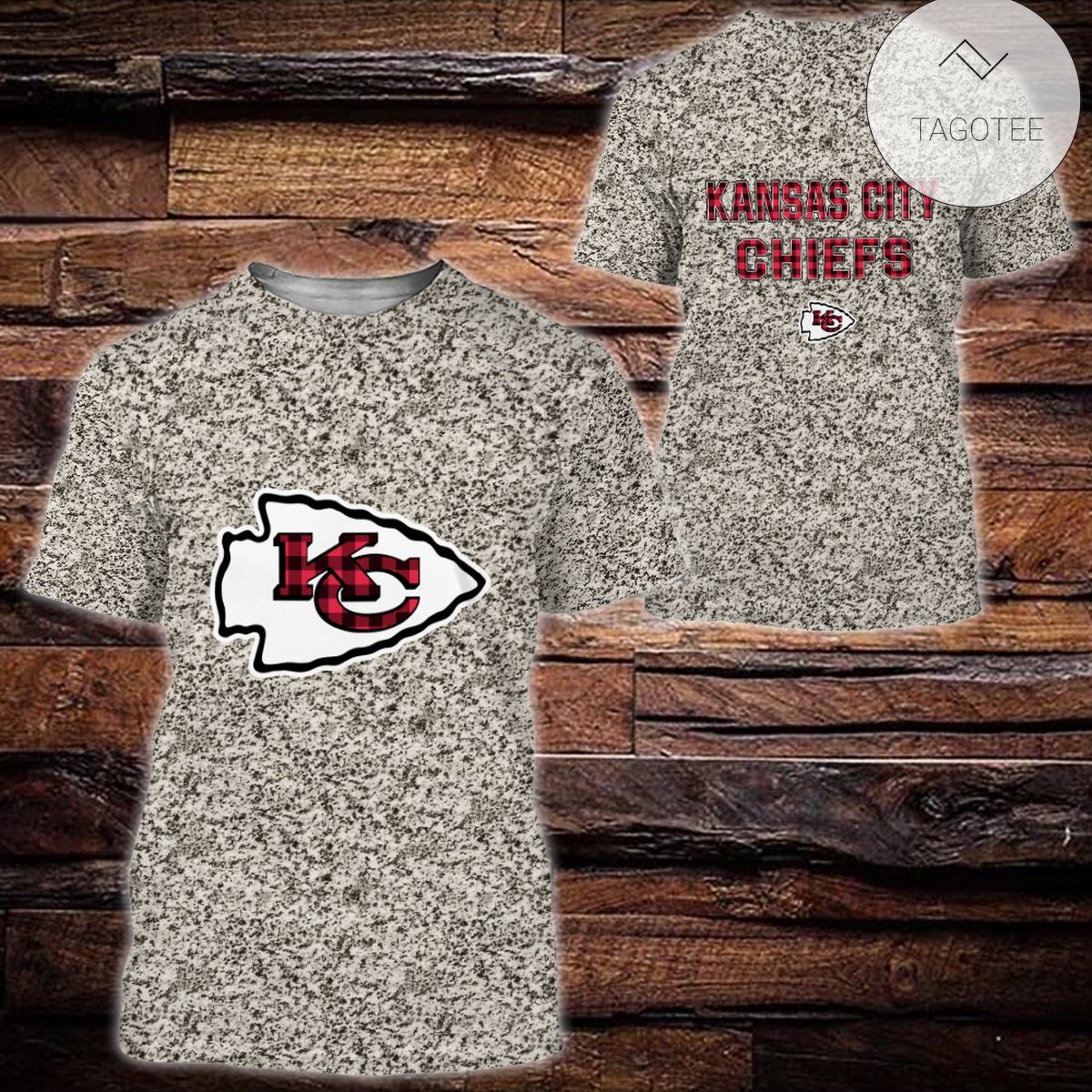 Kansas City Chiefs Plaid Flannel All Over Print Hoodie Kansas City Chiefs Plaid Flannel All Over Print Hoodie