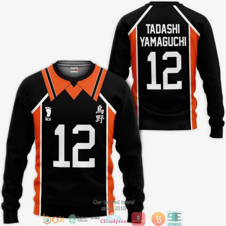 Karasuno-Tadashi-Yamaguchi-Num-12-Haikyuu-Anime-3D-Hoodie-Bomber-Jacket-2