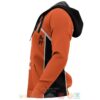 Karasuno Yu Nishinoya Uniform Num 4 Haikyuu Anime 3D Hoodie