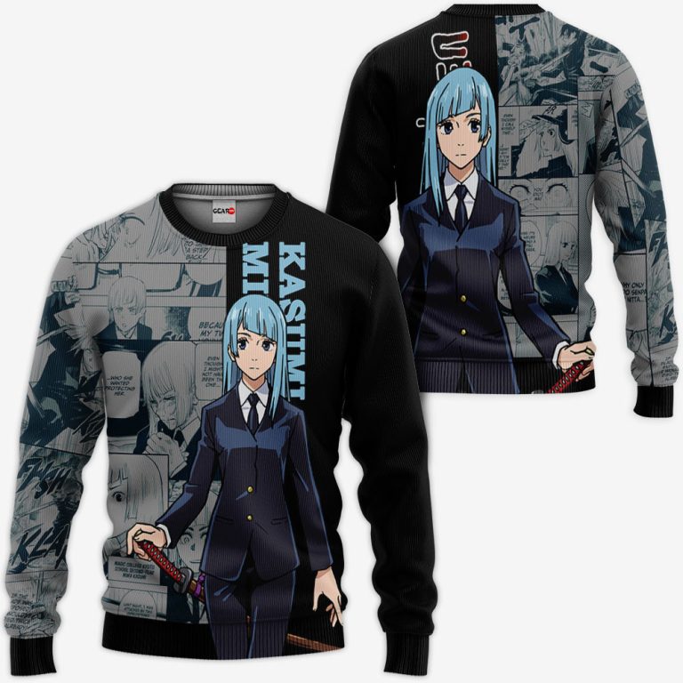 Kasumi-Miwa-Custom-Jujutsu-Kaisen-Anime-Manga-3D-Hoodie-Bomber-Jacket-2