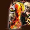 Katsuki Bakugou My Hero Academia Anime 3D Zip Hoodie